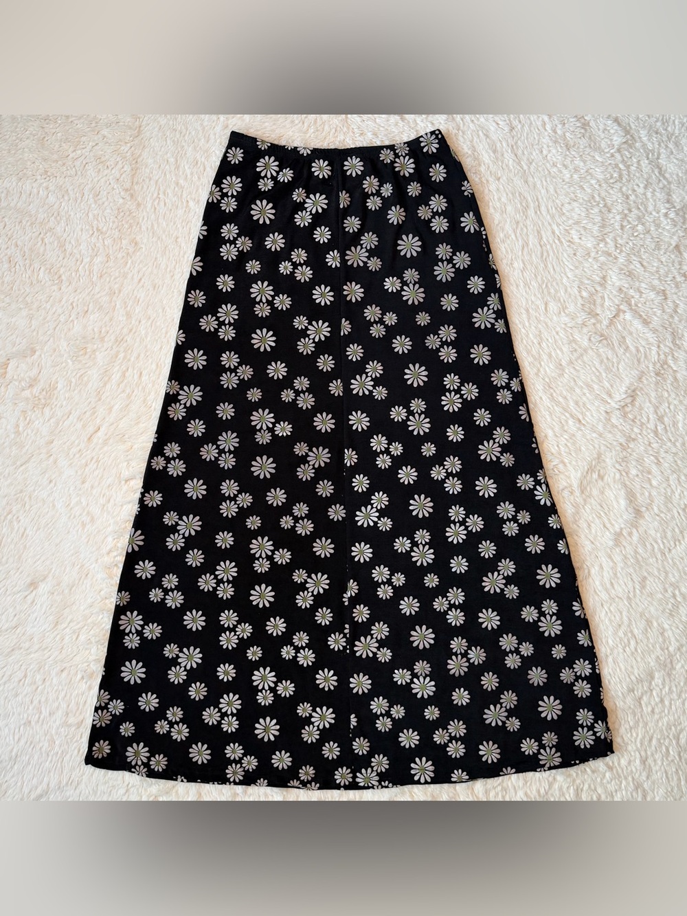 Y2K Vintage 90’s MGR Daisy Floral Maxi Skirt Skater Boho Grunge Fairycore XS-M - Picture 9 of 11